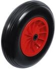BGS Lenkrolle BGS Do it yourself Schubkarrenrad PU, rot/schwarz 400 mm