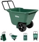 TRUTZHOLM Schubkarre Gartenwagen Schubkarre kippsicher 250 kg 90 L Einhandkarre...