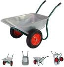 TRUTZHOLM Schubkarre 2-Rad 100 Liter 160 kg Tragkraft PU Vollgummirad...