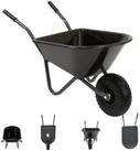TRUTZHOLM Spielzeug-Gartenset Kinderschubkarre uni 40kg Kunststoffwanne in rot...