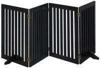 relaxdays Hundegitter Schwarzes Absperrgitter 70 cm (4 St), 4 Panel