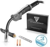 STAHLWERK Elektrowerkzeug-Set AK15 Schwei&szlig;brenner 3 m Schlauchpaket f&uuml;r MIG...
