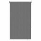 Rollo Au&szlig;enrollo 90% UV-Block Hellgrau 80 x 140 cm HDPE, vidaXL