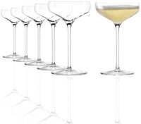 St&ouml;lzle Sektglas St&ouml;lzle Lausitz Twist Champagnerschale 220 ml 6er Set, Glas