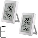Sonoff SONOFF ZigBee SNZB-02DR2 Temperatur- und Feuchtigkeitssensor, 2er-Pack