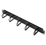 ROLINE Netzwerkschrank 19-Zoll Rangierpanel 1 HE, 40x60mm schwarz