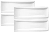 Villeroy & Boch Servierplatte NewWave Antipastiteller 42 x 15 cm 4er Set,...