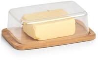 Zeller Present Butterdose Butterdose mit Bambusbrett, 19 x 12 cm, ZELLER -...