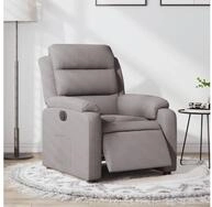 vidaXL Sessel vidaXL Relaxsessel Elektrisch Taupe Stoff
