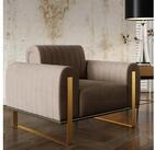 Selsey Sessel PARISSA, Loungesessel mit Komfortpolsterung und Metallgestell