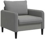 vidaXL Sessel XL-Sessel Dunkelgrau Samt (1-St)