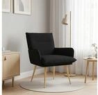 vidaXL Sessel vidaXL Sessel Schwarz Stoff