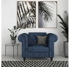 Dorel Home Chesterfield-Sessel Felix, mit R&uuml;ckenlehne 3-fach verstellbar, Beine