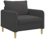 vidaXL Sessel XL-Sessel Dunkelgrau Boucl&eacute; (1-St)
