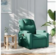 vidaXL Relaxsessel, Relaxsessel Dunkelgr&uuml;n Stoff