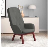 vidaXL Sessel vidaXL Relaxsessel Dunkelgrau Samt