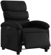 vidaXL Sessel Relaxsessel Elektrisch Schwarz Kunstleder (1-St)