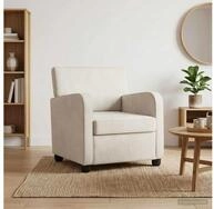 vidaXL Sessel Sessel Creme Samt (1-St)