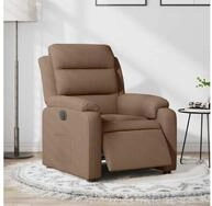 vidaXL Sessel vidaXL Relaxsessel Elektrisch Braun Stoff