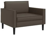 vidaXL Sessel XL-Sessel Braun Kunstleder (1-St)