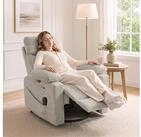 HOMCOM Massagesessel Relaxsessel mit Massage & W&auml;rme, 270&deg; Dreh- und