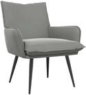 vidaXL Sessel Sessel Hellgrau Samt (1-St)