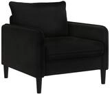vidaXL Sessel XL-Sessel Schwarz Samt (1-St)