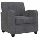 vidaXL Sessel Sessel Dunkelgrau Chenille (1-St)