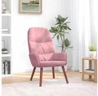 vidaXL Sessel vidaXL Relaxsessel Rosa Samt