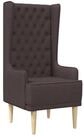 vidaXL Sessel 64 x 64 x 131 cm Sessel Polstersessel Thron Hochlehner...