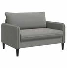 vidaXL Sessel XXL-Sessel Dunkelgrau Samt (1-St)