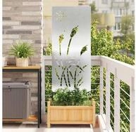 vidaXL Sichtschutzelement, Garten Sichtschutz-Leinwand Silber 50 x 140 cm...