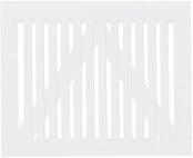 PLUS Gartentor Plus Tor Sendai 100 x 80 cm RAL 9010 Wei&szlig;
