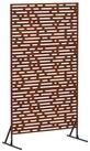 vidaXL Gartenzaun Sichtschutz 100 x 50 x 180 cm Wetterfeststahl Rostoptik,...