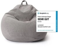 Lumaland Sitzsack LUMALAND Comfort Line Sitzsack M, 120 L - bequemer Indoor Sofa