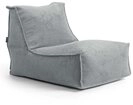 mokebo Sitzsack Der Sundowner (aus weichen Cord in Grau), Indoor Bean-Bag,...