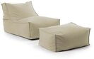 mokebo Sitzsack Der Sundowner (mit Hocker), Made in Germany, Bean Bag Outdoor,