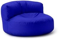 Lumaland Sitzsack Round Sofa Sitzkissen Bean Bag Couch Lounge, inkl. R&uuml;ckenlehne