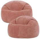 icon Sitzsack Erwachsene 2er Set Klassischer Sitzsack aus Cord &bdquo;Kingston&ldquo;,
