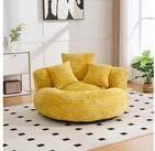 LuxusKollektion Sitzsack Sitzsack Lounger Komfort R&uuml;cken 3 Kissen Indoor...