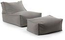 mokebo Sitzsack Der Sundowner (mit Hocker), Made in Germany, Bean Bag Outdoor,