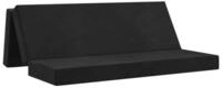 vidaXL Bett Klappsofa Bett 200 x 67 x 45 cm Schwarz (1-tlg)
