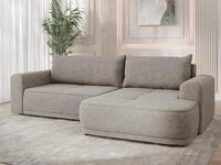 MIRJAN24 Ecksofa Passo, mit Bettkasten und Schlaffunktion, 265x166x83 cm,