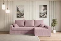 ALTDECOR Ecksofa ALESIA-L, Couch mit Schlaffunktion, Wohnzimmer -...