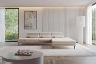 ALTDECOR Ecksofa MONA, Ecksofa Couch L-Form Eckcouch mit Elektrofunktion,...