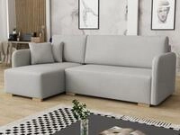 MIRJAN24 Ecksofa Como L, mit Bettkasten und Schlaffunktion, Holzf&uuml;&szlig;e, L-Form,