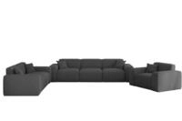 Fun M&ouml;bel Polstergarnitur Sofaset Designersofa CELES PREMIUM 3-2-1 in Stoff...