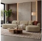 Selsey Ecksofa SALLMO, Modular, L-Form 358 cm, Ottomane rechts, hydrophobes...