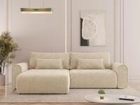 MIRJAN24 Ecksofa Surles Cord, mit Bettkasten und Schlaffunktion, Kissen-Set,