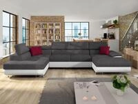 MIRJAN24 Wohnlandschaft Cotere Bis, mit Schlaffunktion und Bettkasten,...